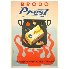 Brodo Prest, Vintage Italian Poster for Cooking Stock 4