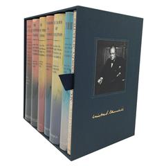 Winston Churchill's WWII Speeches, Seven First Edition Volumes, circa 1941-46