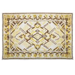 Original Indian Art Deco Rug, 1940s 7