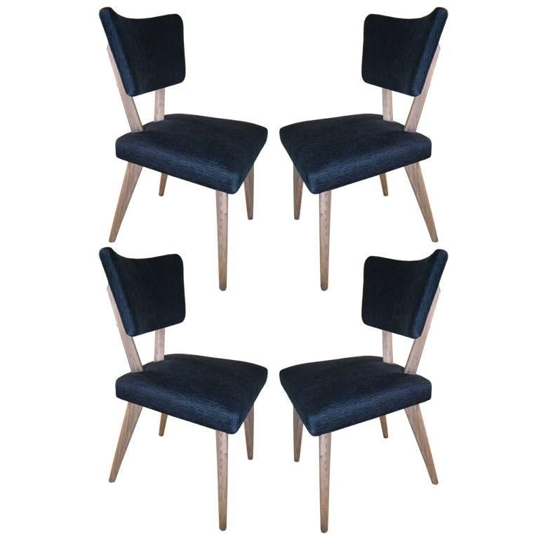 Set of four  Mid century  Dining/ Side Chairs