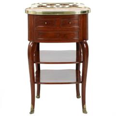French Bell Époque Liquor Serving Side Table by Escalier de Cristal, circa 1900 9