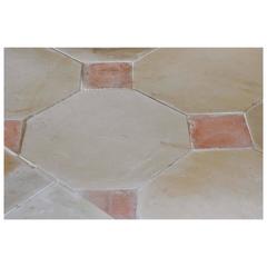 Octagonal Hard Limestone Paving Named Nymphenburg, 19th Century 1