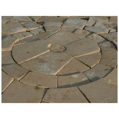 Important Stone Pavement Roman Pattern, 18th Century