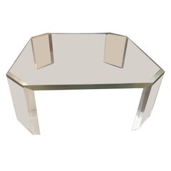 Lucite Coffee Table by Charles Hollis Jones "L'AMI" Model 505 c. 1975