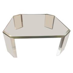 Lucite Coffee Table by Charles Hollis Jones "L'AMI" Model 505 c. 1975 5