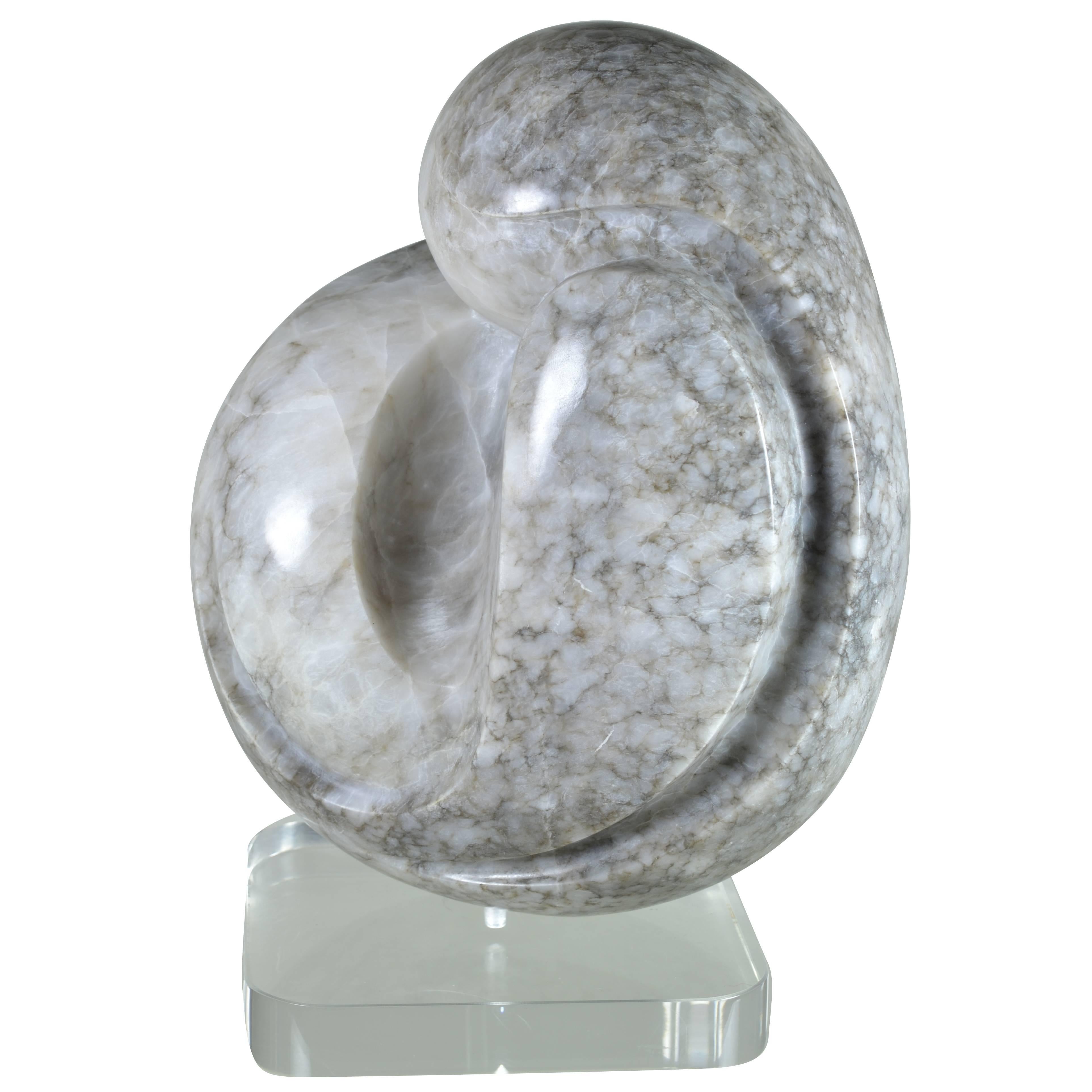 Abstract Marble Sculpture by Laura Rand Haleman, 1979