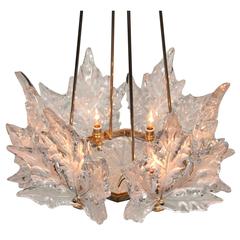 Lalique "Champs Elysees" One Tier Chandelier