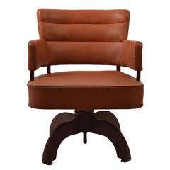 Art Deco Swivel Desk Chair