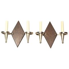 Pair of Silver Plated Caldwell Sconces 5