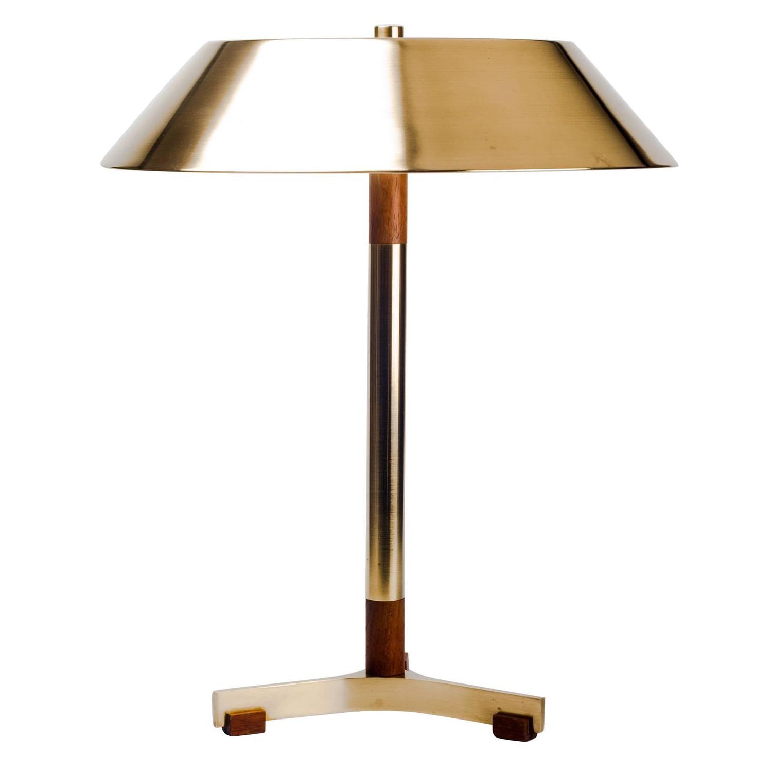 Teak Desk Lamp Restaurant Interior Design Drawing Danish Presidential Desk Lamp By Jo Hammerborg Brass And Teak Rh 1stdibs Com Computer