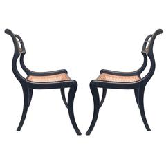 Pair of English Regency Occasional Chairs, 1810 2