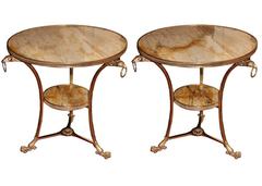 Pair of 19th Century Louis XV Ormolu Gueridons