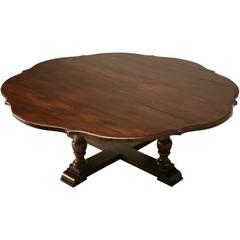 Scalloped Clover Dining Table