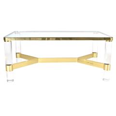 Karl Springer Brass and Lucite Cocktail Table 6