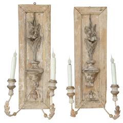 Pair of Large Italian Sconces