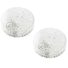 Pair of Limburg Flush Mount or Wall Lights by Helena Tynell Bubble Glass