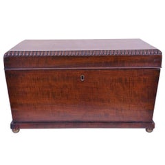  Period  Regency  Mahogany Coffer Style Box