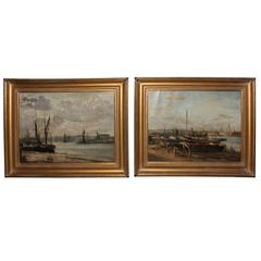 Pair of Oil Paintings by Sir Walter W.Russell