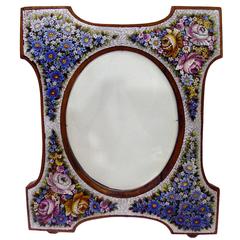Antique Superb Micro Mosaic Frame, Venice, Italy, circa 1900