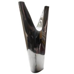 Silver Plated Vase by Gio Ponti for Gallia 1