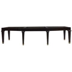 Large French 1940s Modern Neoclassical Bench Attributed to Andre Arbus 12