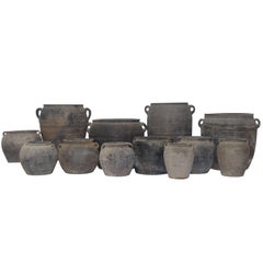 Retro Terra Cotta Weathered Charcoal Pots, China