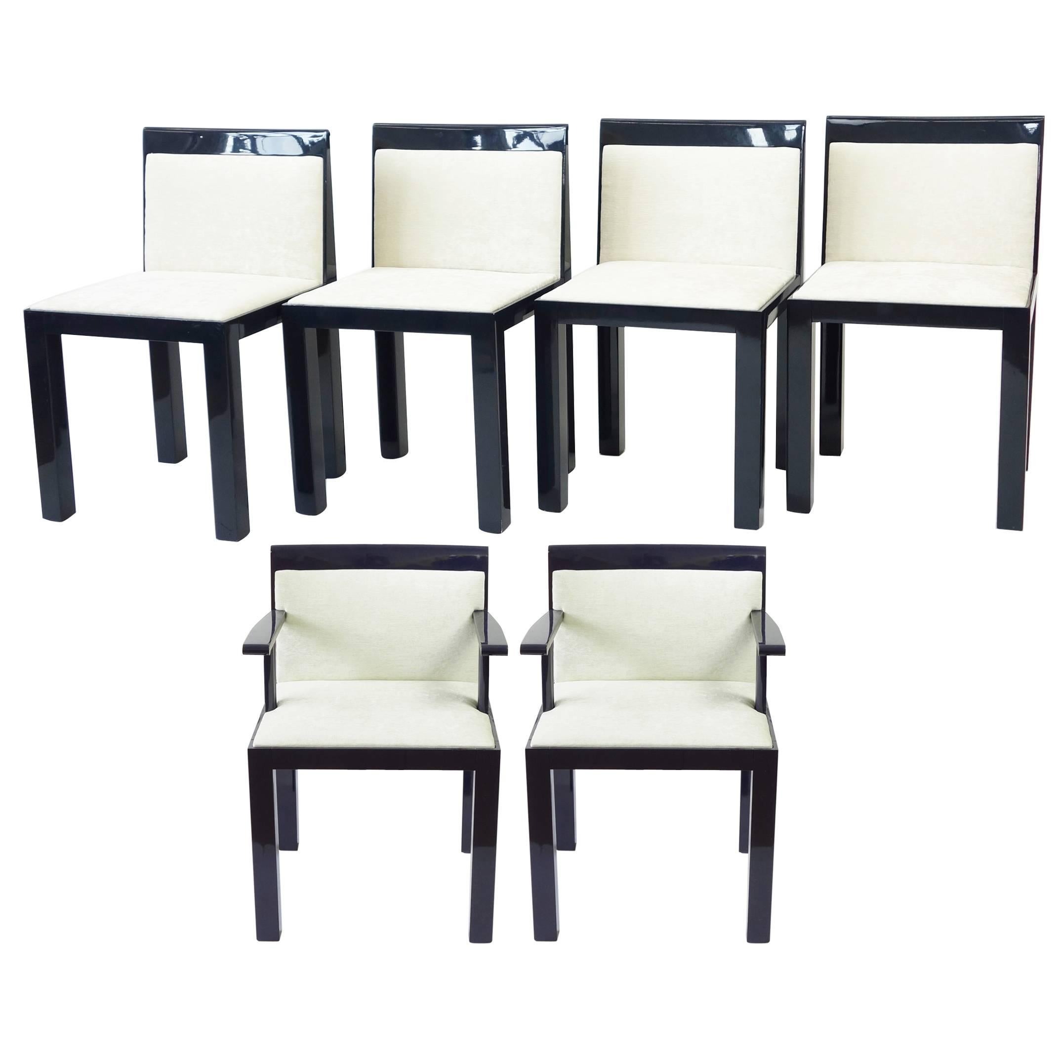 Six Teatro Chairs by Aldo Rossi and Luca Meda
