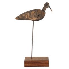 Antique Hand Carved Mounted Duck Decoy
