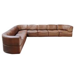 De Sede DS15 element sofa in buffalo leather Switzerland 1970