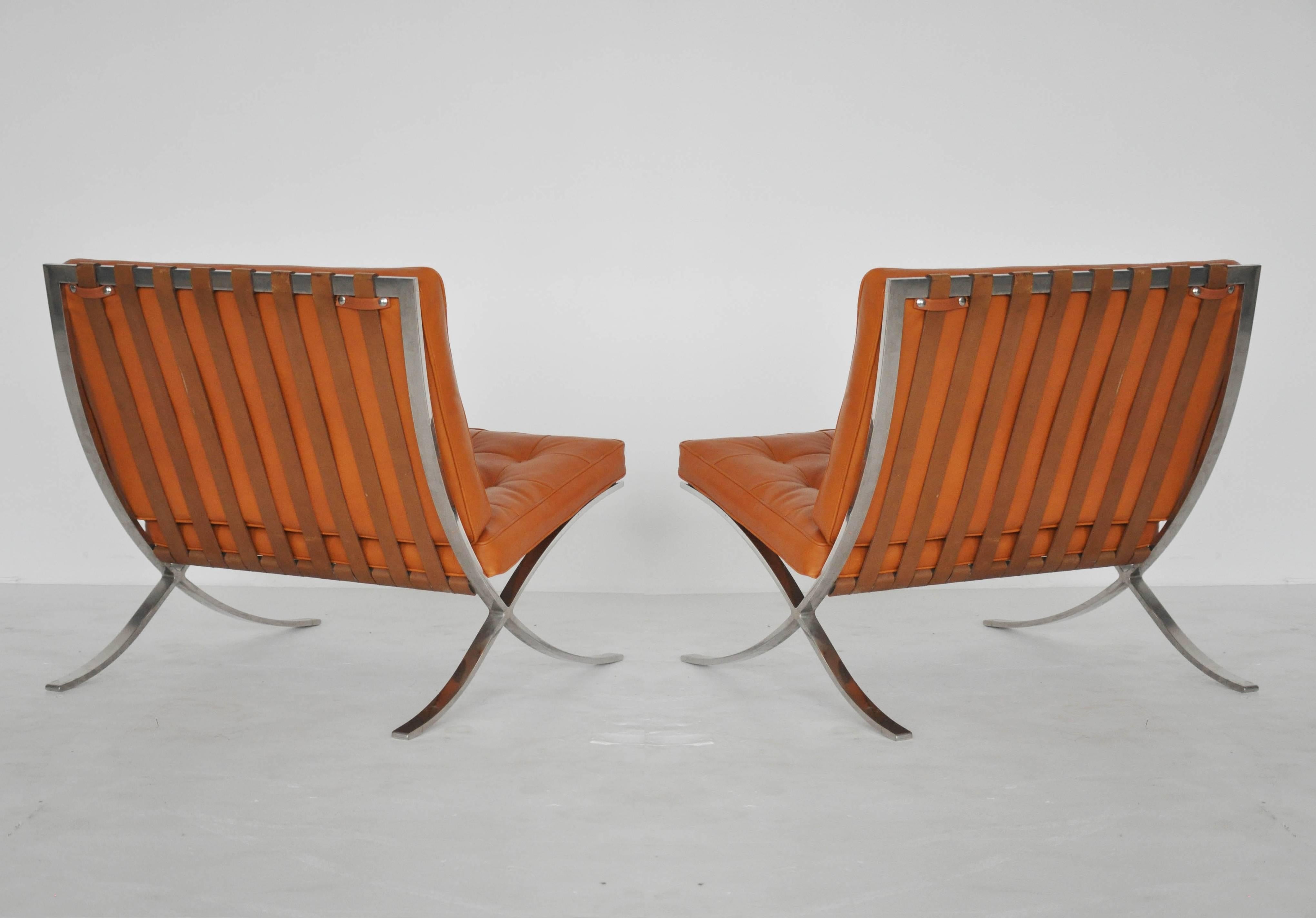 American Ludwig Mies van der Rohe Barcelona Chairs