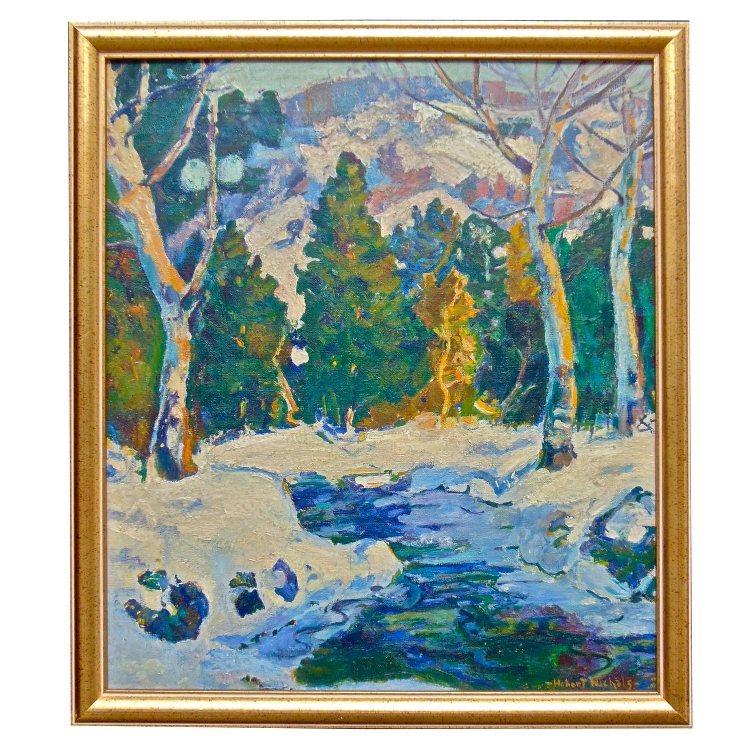 Oil Painting by Henry Hobart Nichols, circa 1925 For Sale at 1stdibs