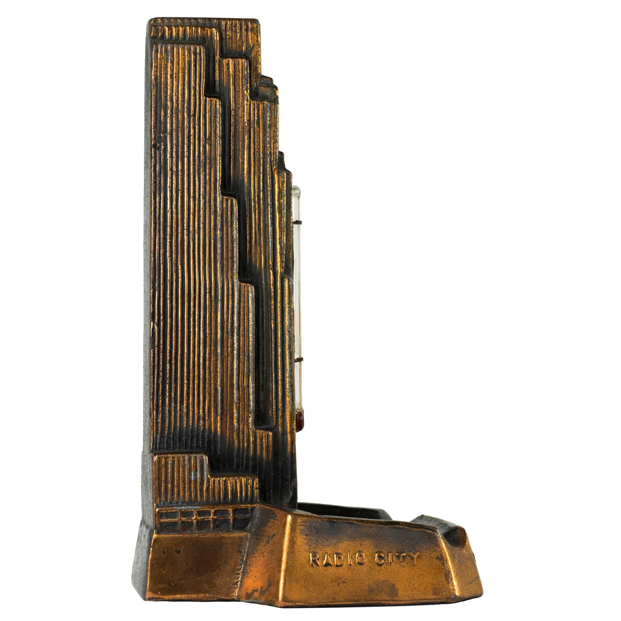 Art Deco RCA Building, New York - c. 1960 architectural souvenir For Sale