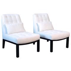 Pair of Slipper Chairs by Edward Wormley for Dunbar