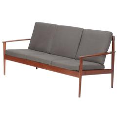 Early Grete Jalk Sofa for P. Jeppesen Teak PJ 56/3, 1950s