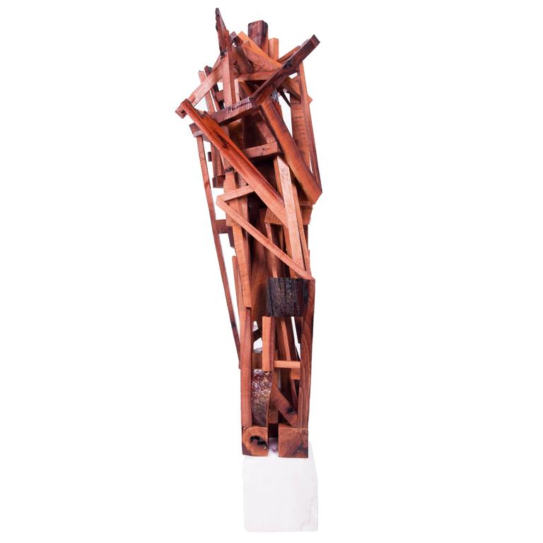Marble / Madrone Construction 3 by Trent Burkett, 2015 For Sale at 1stDibs