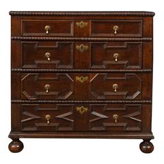 Antique A Charles II Oak Chest of Drawers