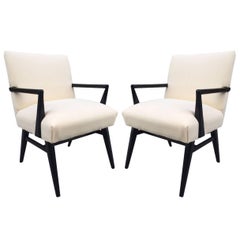 Pair of Jens Risom Armchairs 3