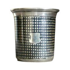 Russian Silver and Niello Beaker