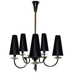 Maison Jansen Five-Light Chandelier