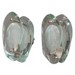 Max Ingrand, Pair of sconces, model "2093" Fontana Arte edition. 10