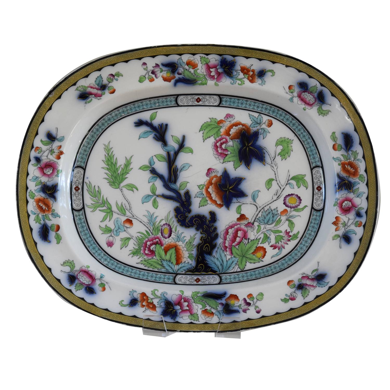Mason's Ironstone Platter For Sale at 1stdibs