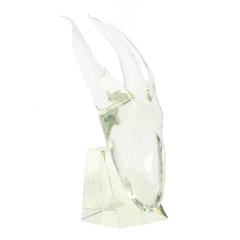 Italian Murano Glass Animal Bust