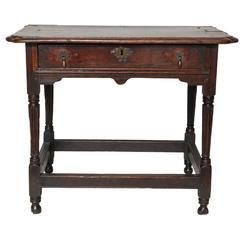 Fine 17th Century English Side Table