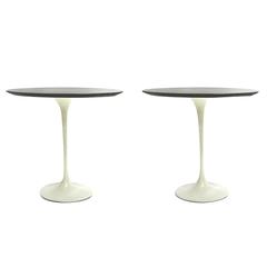  Vintage Eero Saarinen for Knoll Rare Oval Tulip Pedestal End Tables