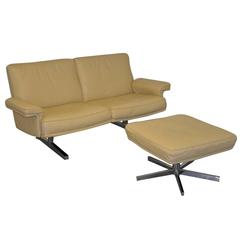Vintage De Sede DS 35 Two-Seat Sofa or Loveseat, 1970s 11