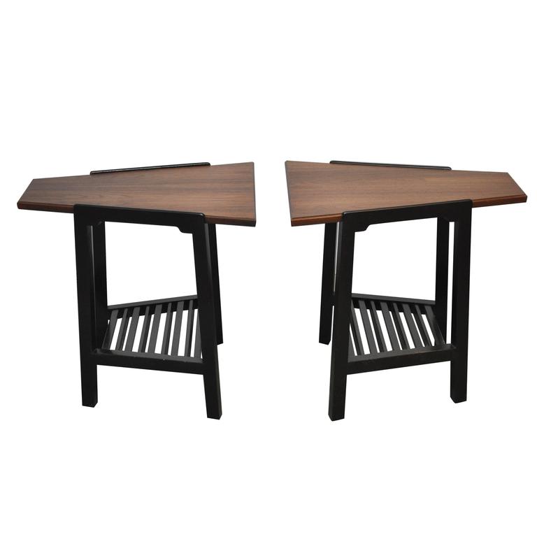 Dunbar Wedge Side Tables By Edward Wormley