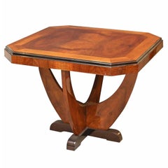  Art Deco Coffee Table in Chestnut veneer