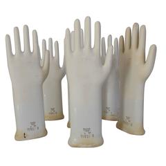 Collection of Mid-Century Modern Industrial German Glove Molds 1