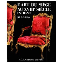 Antique L'Art du Siege au XV111 Seicle Book
