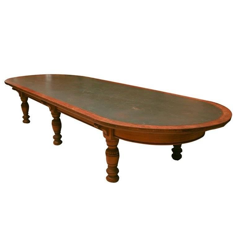 Massive Dining or Library Table, Gillows of Lancaster For Sale